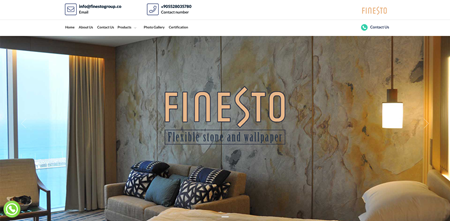 Finestogroup co | Flexible stone and wallpaper